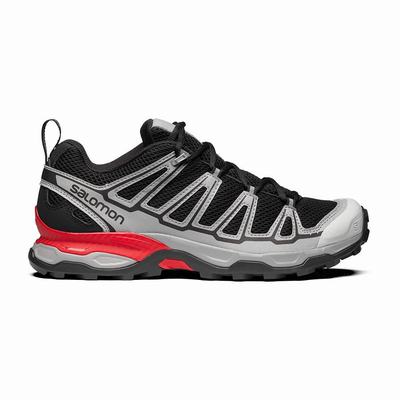 Salomon X-ULTRA - Miesten Tennarit - Mustat/Hopea Metal